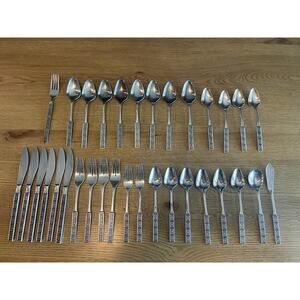 Stanley Roberts Japan Vintage Stainless Steel Utensil Lot 32 Items MCM